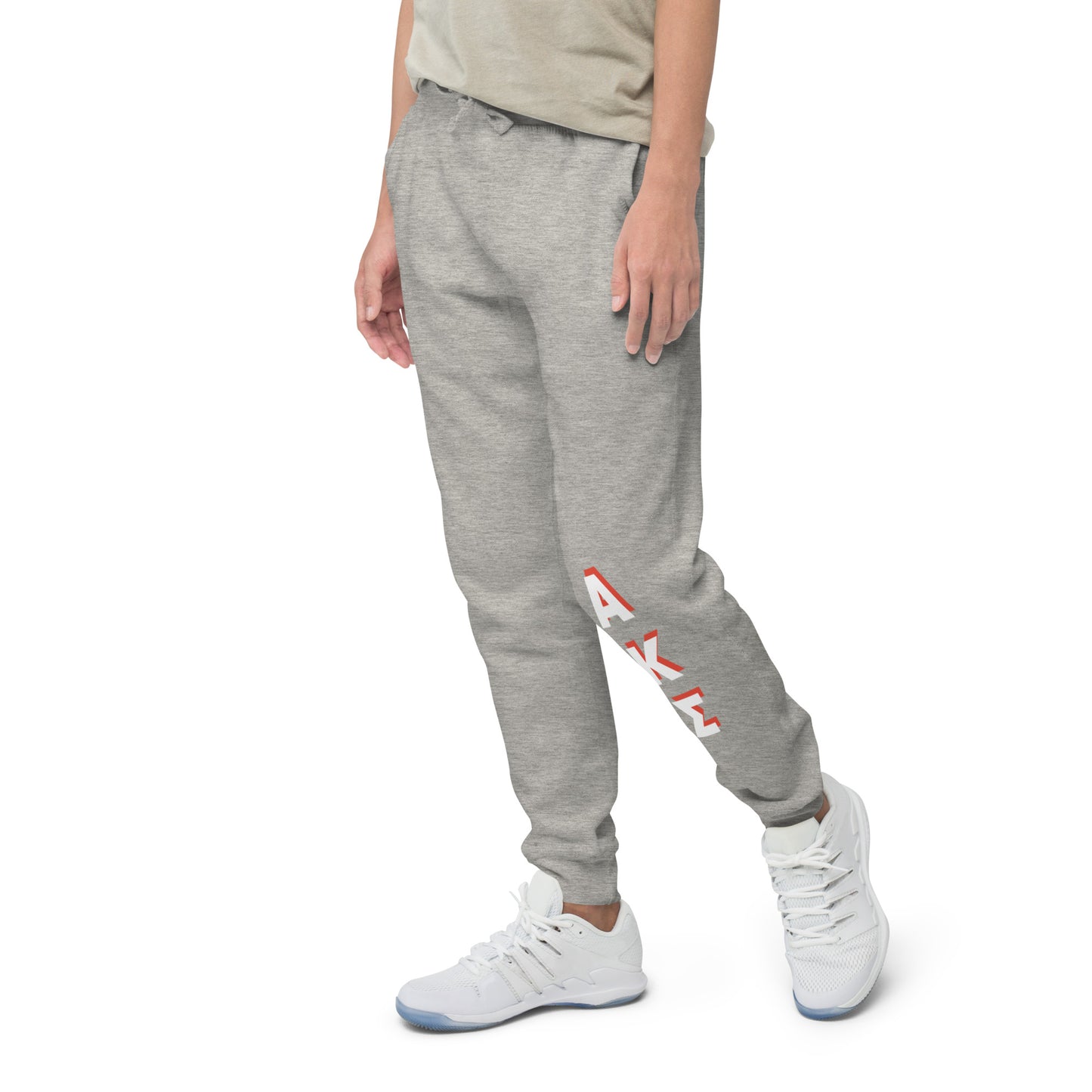 AKS red shadow fleece sweatpants