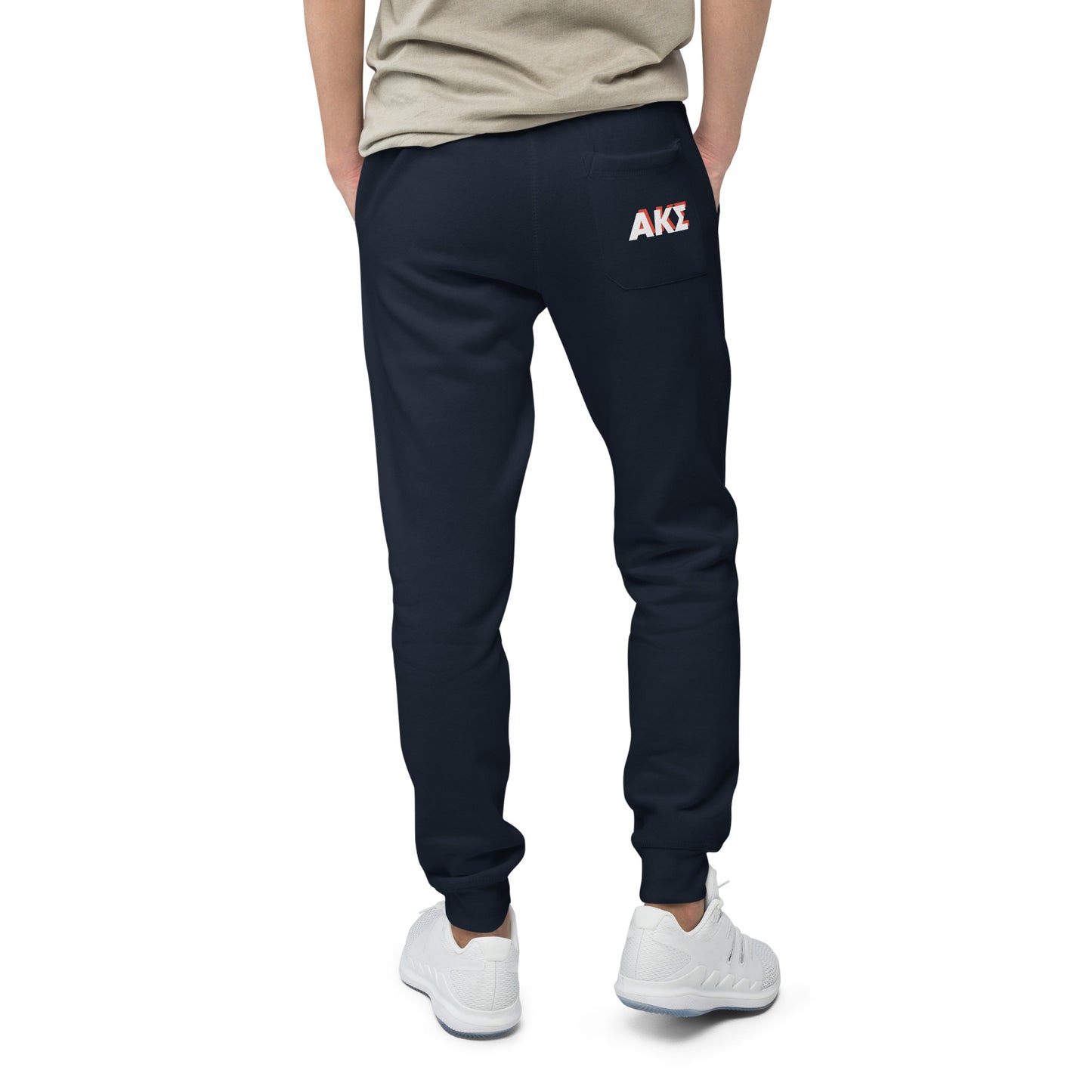 AKS red shadow fleece sweatpants