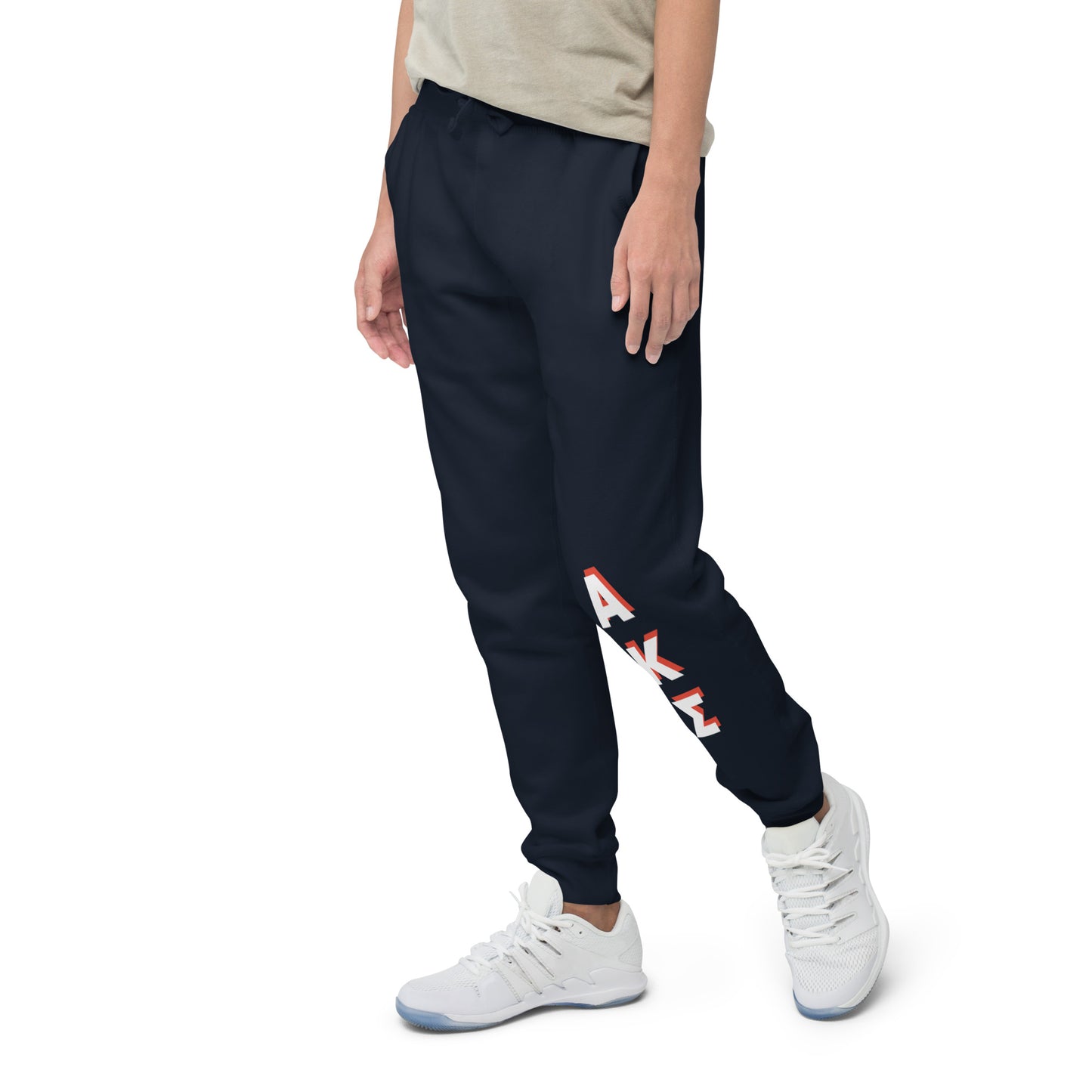 AKS red shadow fleece sweatpants