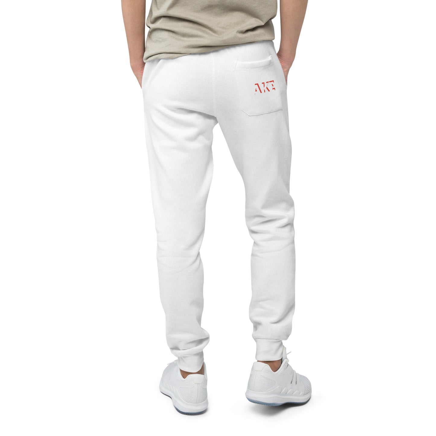 AKS red shadow fleece sweatpants