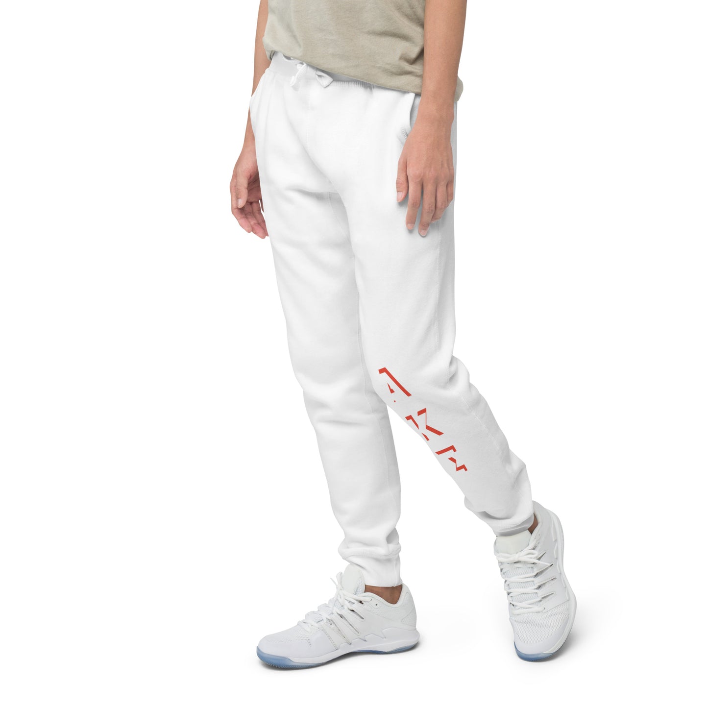 AKS red shadow fleece sweatpants
