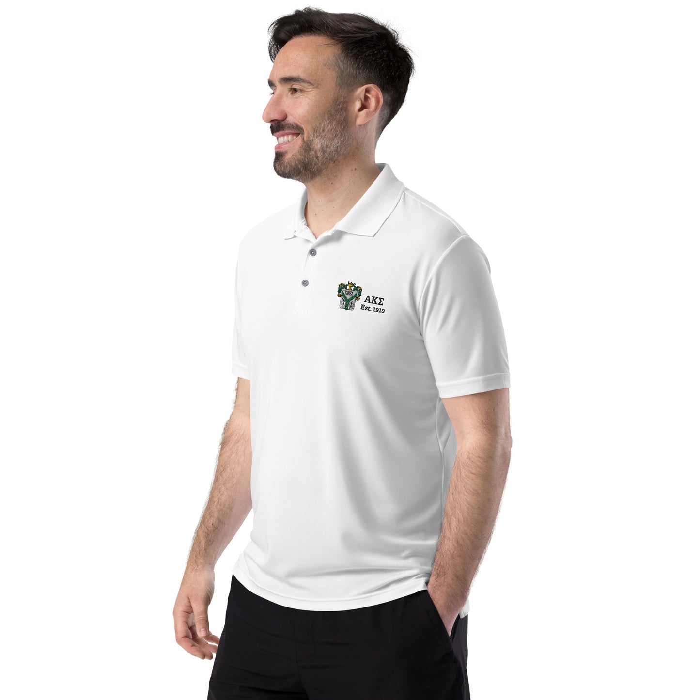 AKS adidas performance polo shirt