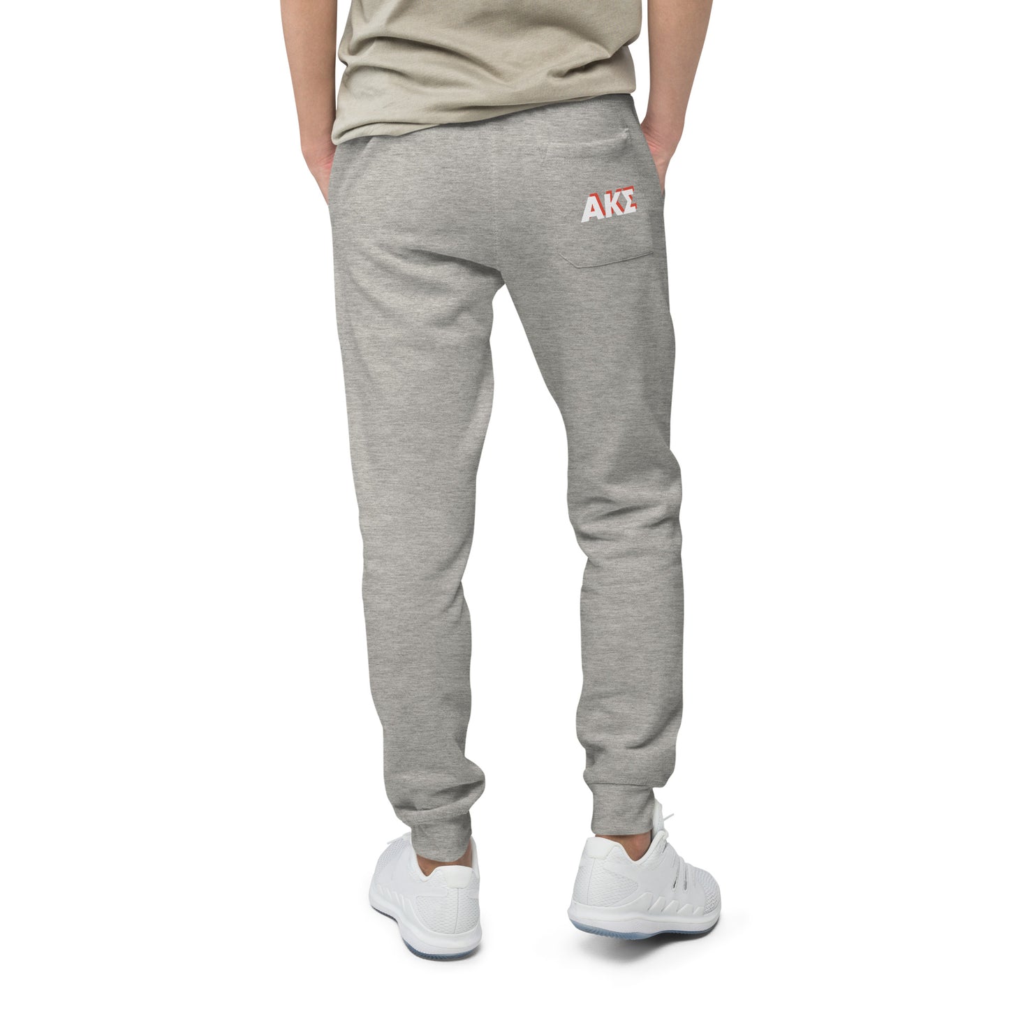 AKS red shadow fleece sweatpants