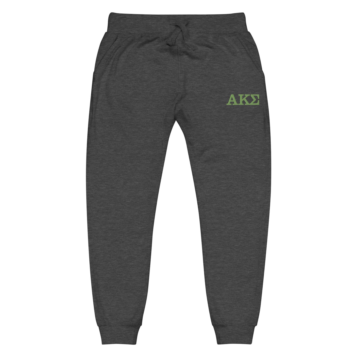 Green AKS fleece sweatpants