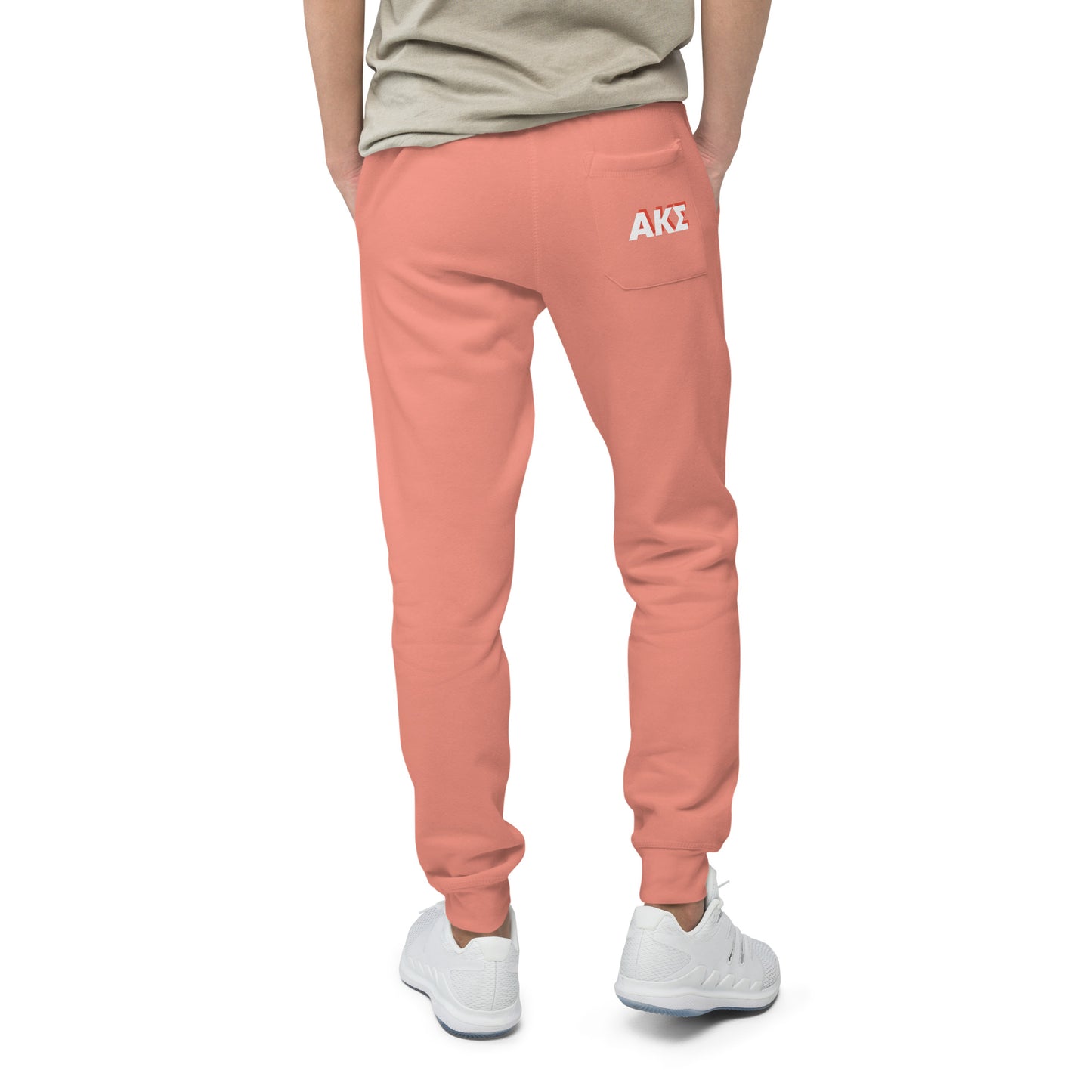 AKS red shadow fleece sweatpants