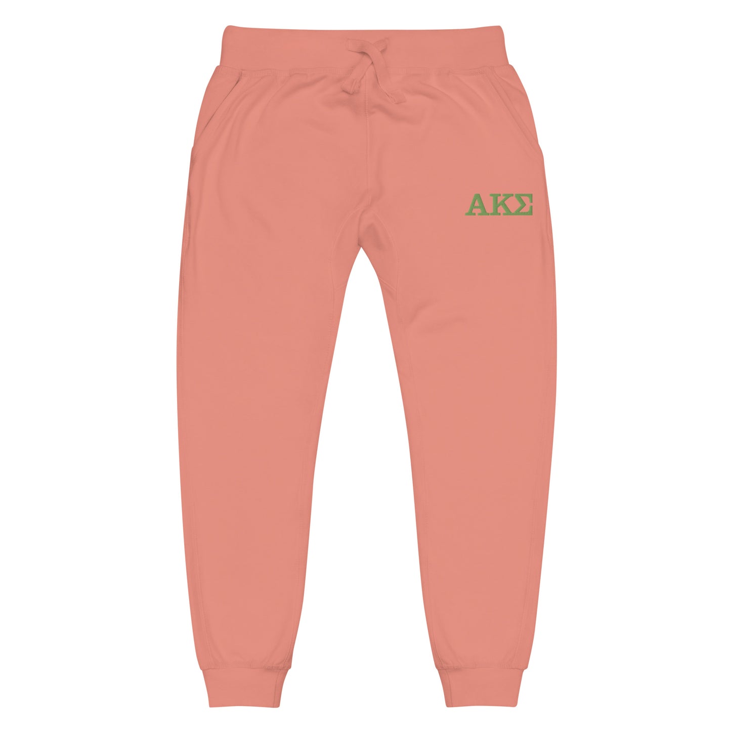 Green AKS fleece sweatpants