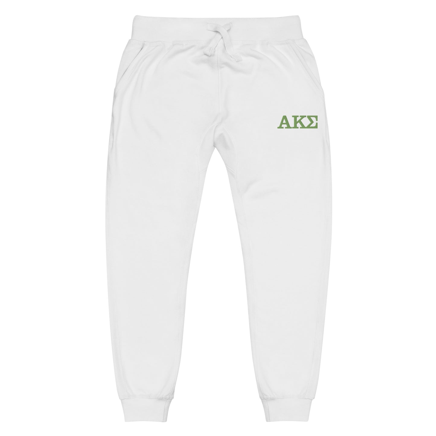 Green AKS fleece sweatpants